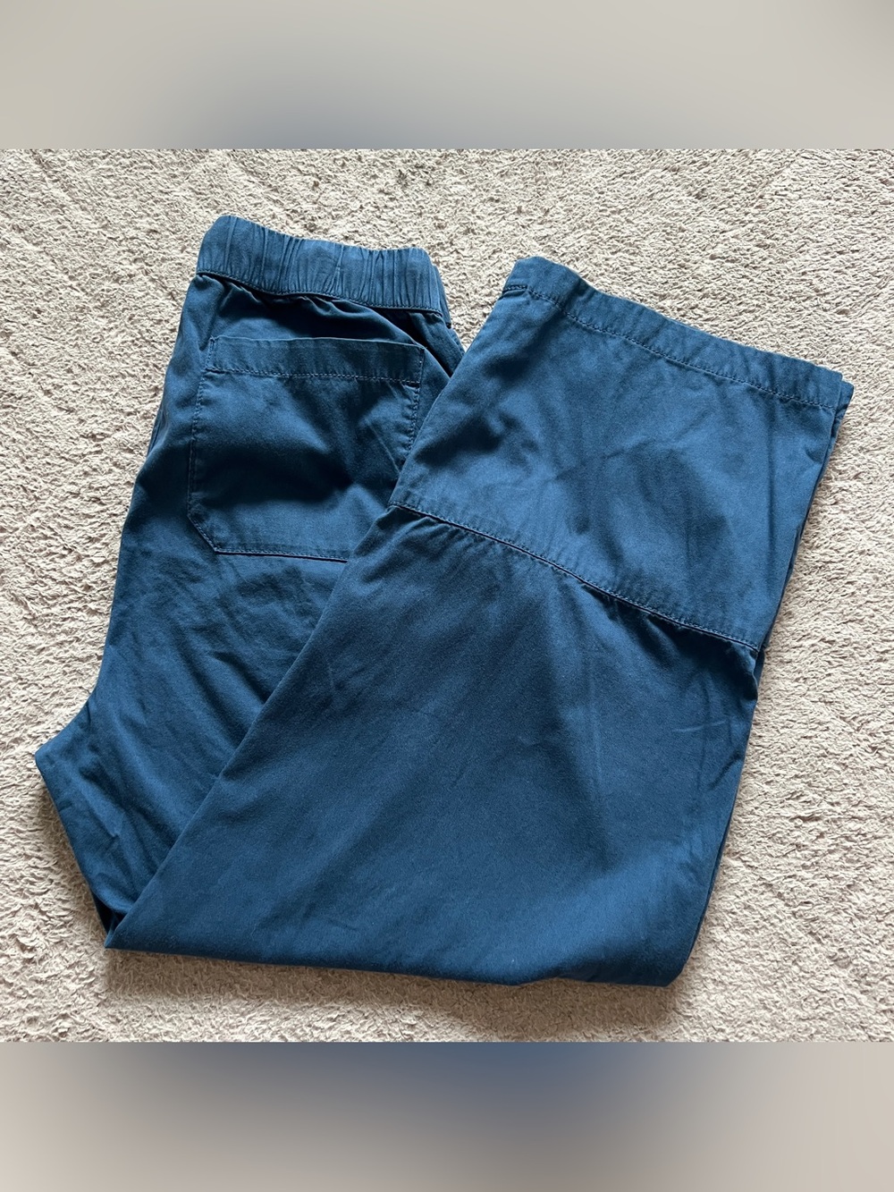 Pact Organic Cotton Cropped Pants Minimal Stretch Sustainable Outdoor Sz S